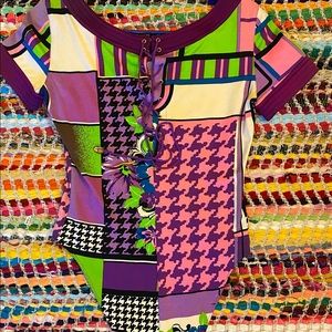 Vintage European designer Retro 90’s Bodysuit